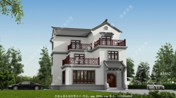 建一棟新中式風(fēng)格三層別墅就很不錯