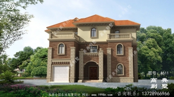 越久越有內(nèi)涵的歐式風(fēng)格三層復(fù)式別墅