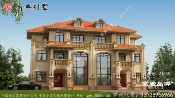 三層自建歐式風格復式外觀房屋別墅設計圖紙效果圖
