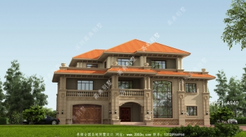 建歐式風格三層高檔別墅，讓城里人越來越向往