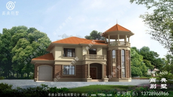 帶車庫(kù)的農(nóng)村歐式風(fēng)格三層別墅設(shè)計(jì)圖