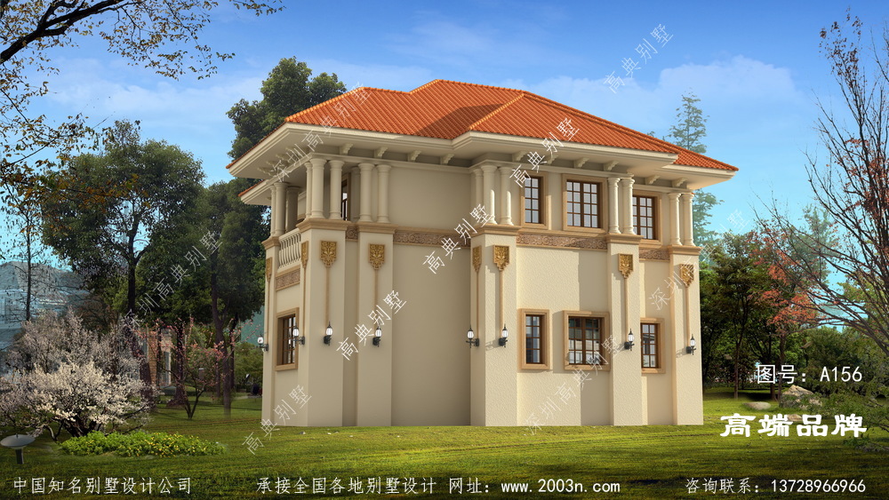 歐式兩層小別墅