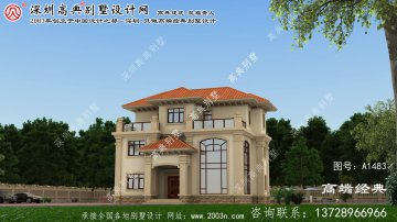 吳橋縣自建三層別墅設(shè)計(jì)圖