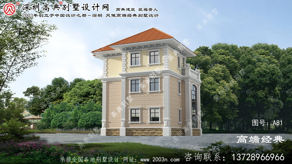 鐵嶺縣農層兩層別墅設計圖