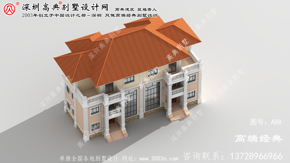昌圖縣農村三摟別墅設計圖