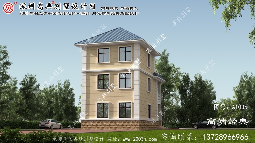 梁子湖區房屋外觀設計圖