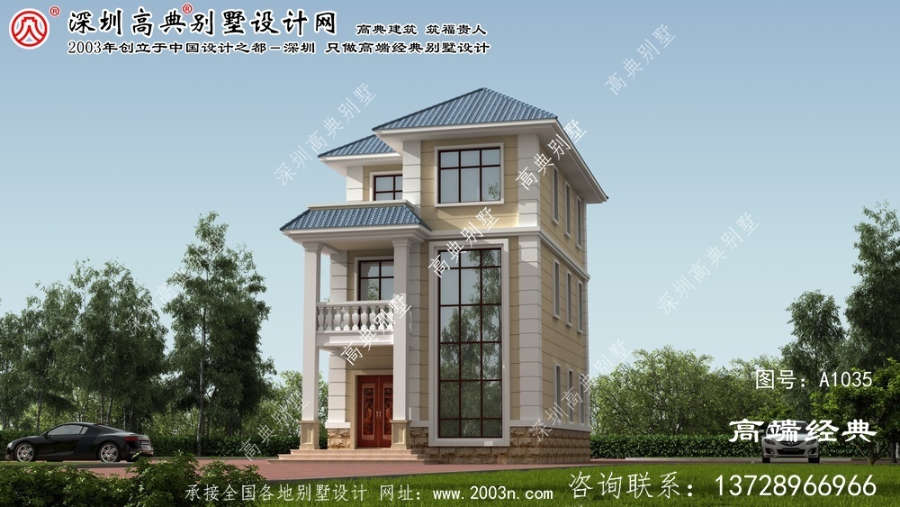 梁子湖區房屋外觀設計圖