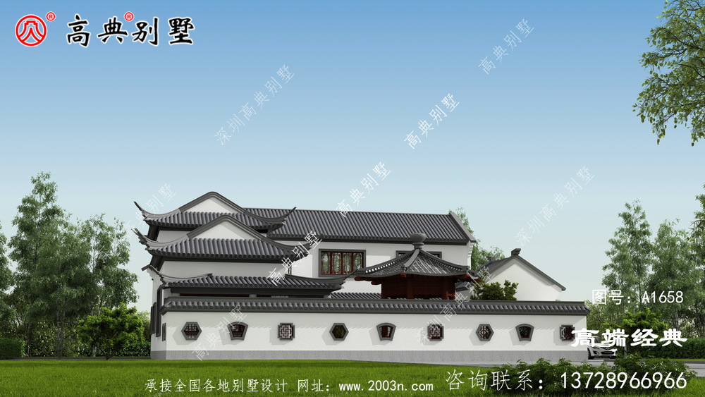 噶爾縣農村自建兩層小別墅