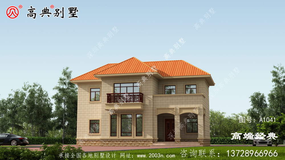 九龍農村建房設計效果圖兩層	