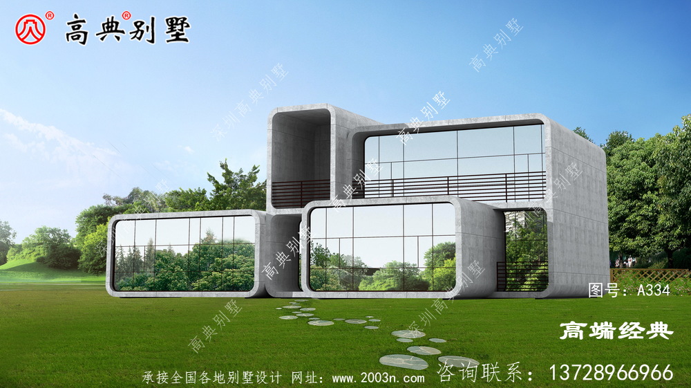 現代二層農村自建房