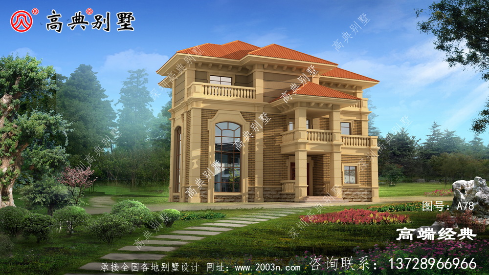 農村別墅戶型圖采光通風非常好