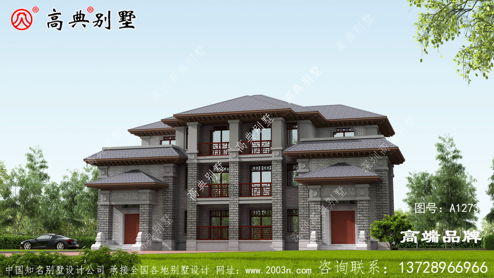 別墅外觀效果圖設計農村自建絕對讓人羨慕。