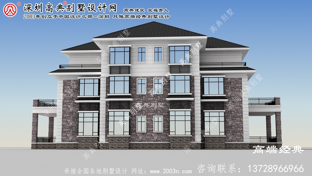 達(dá)爾罕茂明安聯(lián)合旗建造三層歐元?jiǎng)e墅，大氣華麗。