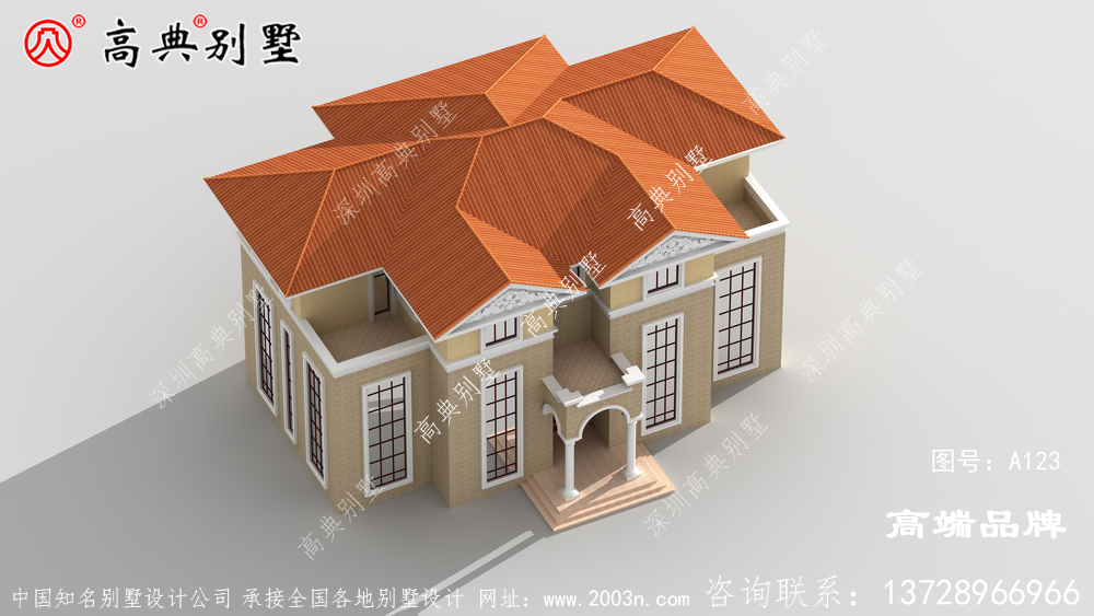 農村自建房屋設計圖紙讓外觀更顯大氣，歐式感十足
