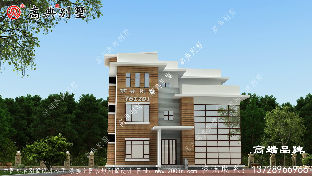 自建三層平房設計圖滿足家人的居住需求