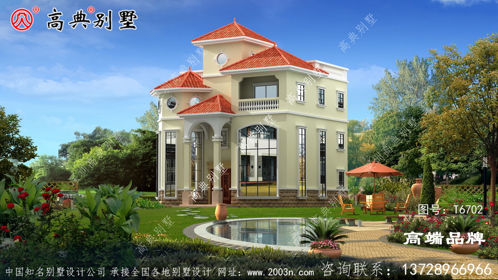 古典別墅設計展現出雅致溫馨