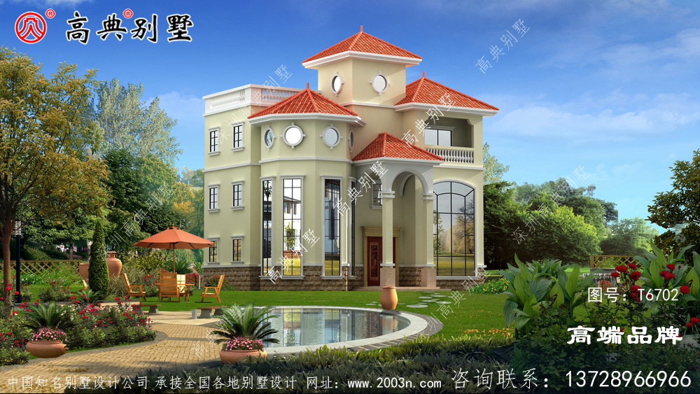 古典別墅設計展現出雅致溫馨