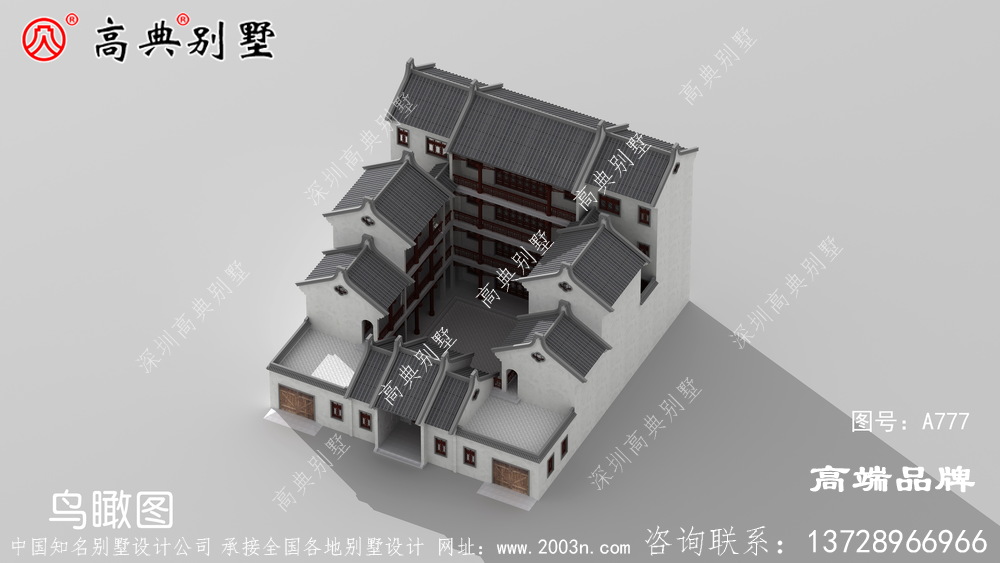 三層庭院別墅設計蓋最稱心的房子	