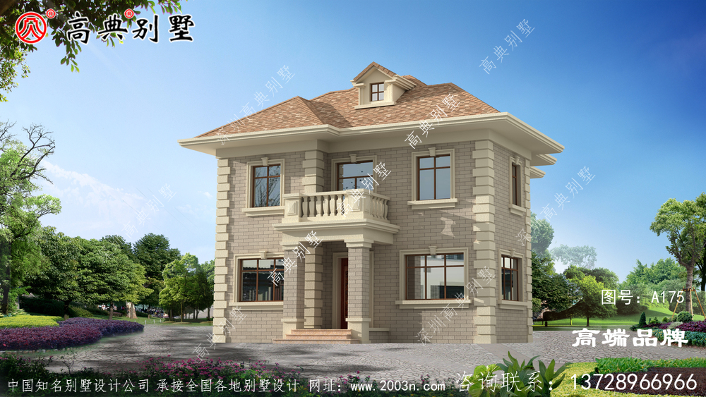 建房設計圖空間十分大氣。