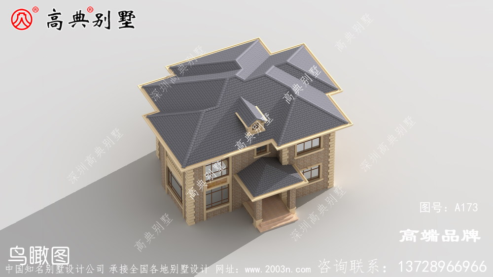 兩層房屋設計圖外觀大氣而不失多姿