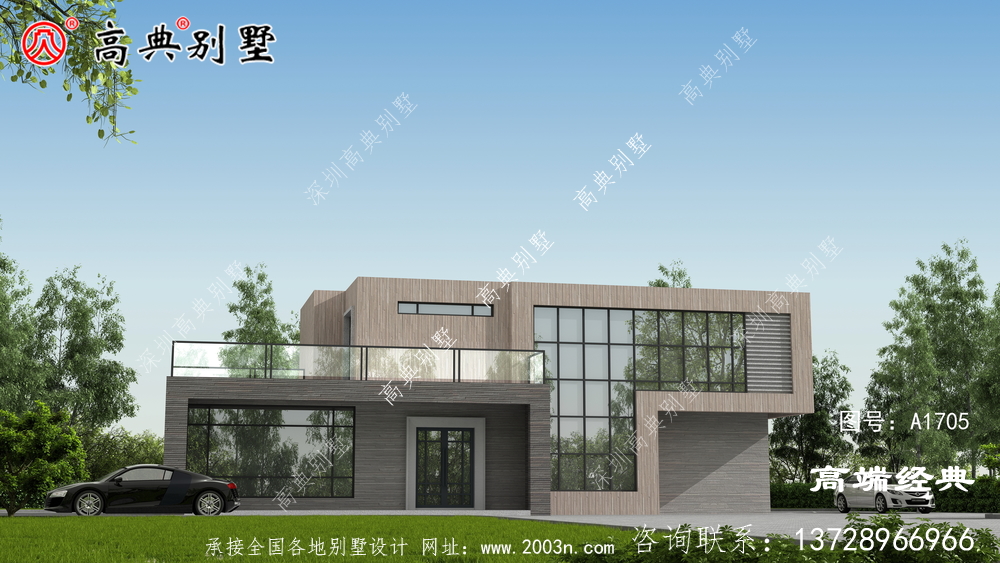 廣西賀州80后和90后喜歡的三層現代樓房戶型圖，城市房價高，回老家建一棟