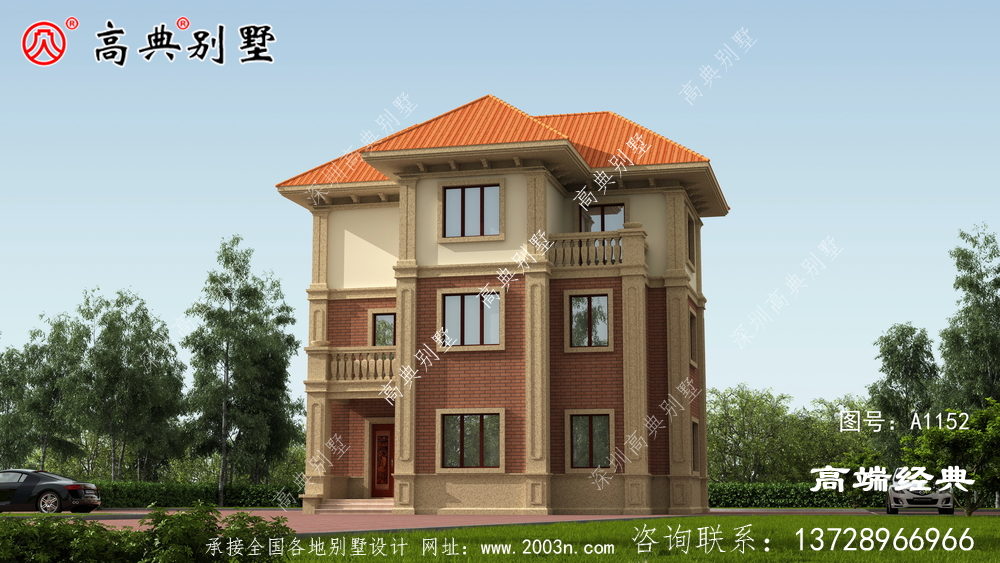 簡歐三層別墅漂亮且精致