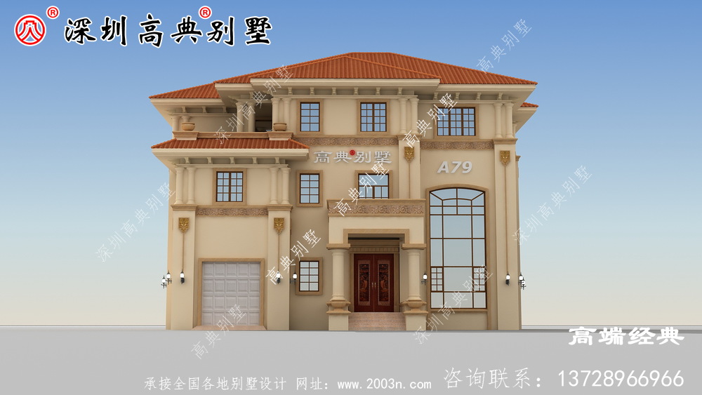 農(nóng)村簡單大氣三層樓房圖片，設(shè)計(jì)師最新設(shè)計(jì)，簡約又不失大氣