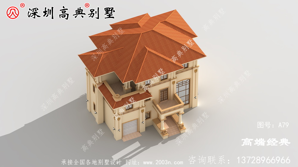 農(nóng)村簡單大氣三層樓房圖片，設(shè)計(jì)師最新設(shè)計(jì)，簡約又不失大氣