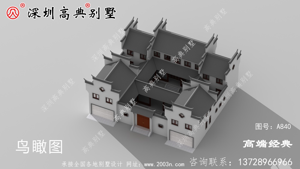 自建中式別墅設(shè)計圖，怪不得那么多人建，心動了