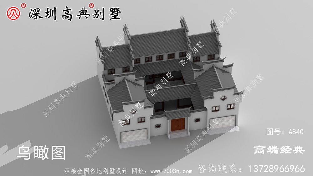 自建中式別墅設(shè)計圖，怪不得那么多人建，心動了