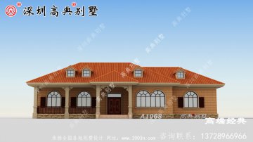 一層小別墅門面23.4米X深度13.2米，