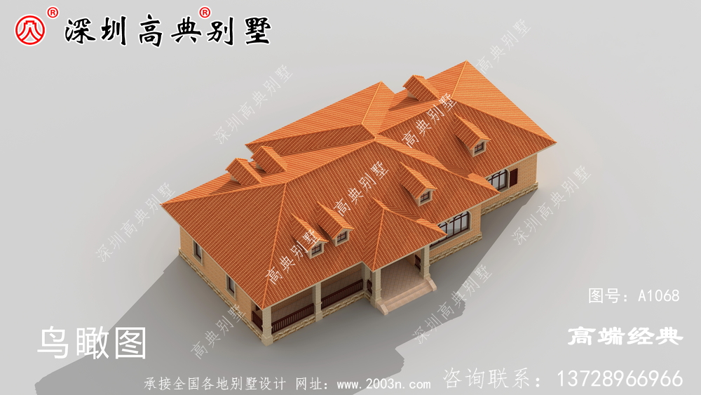 一層小別墅門面23.4米X深度13.2米，時(shí)尚實(shí)用，25萬建成！
