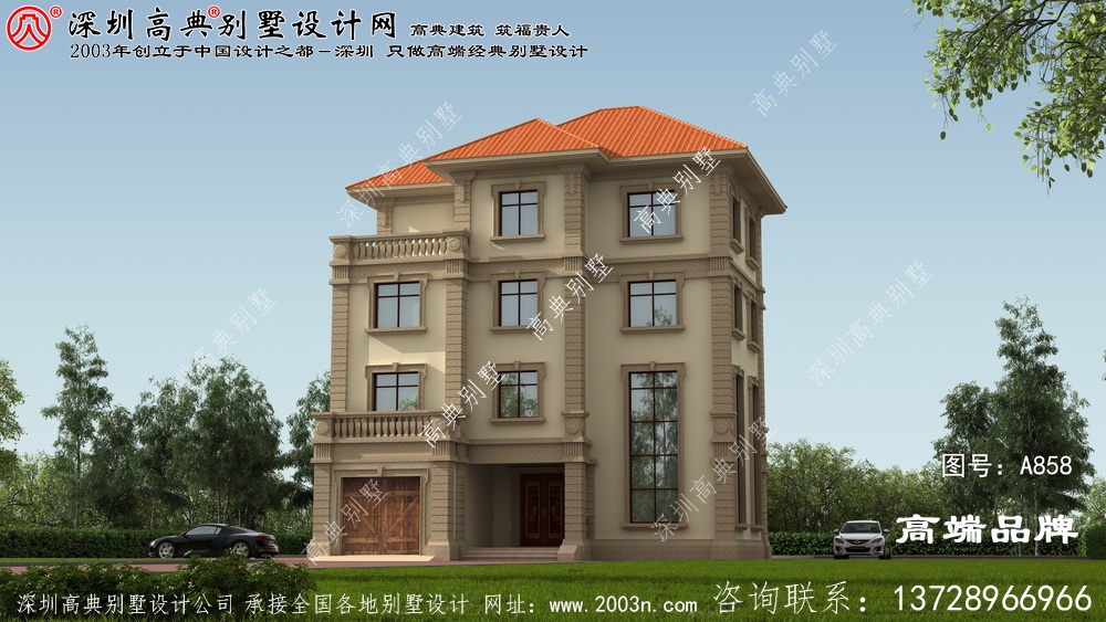 超豪華復式歐式別墅設計，蓋完父母跟著也有面子