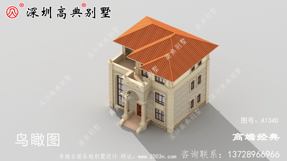 簡單的接地氣自建房外觀圖，經濟實用，最適合農村建設。