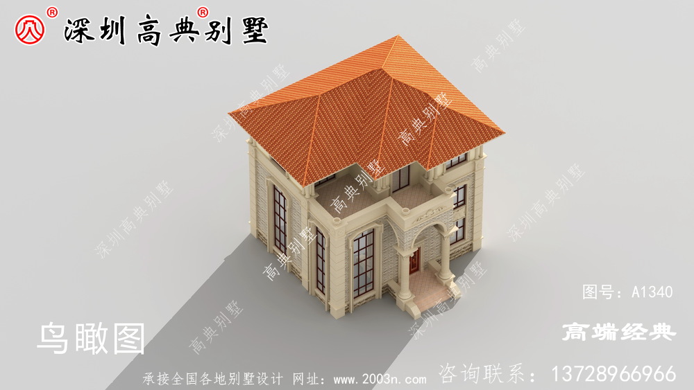 簡單的接地氣自建房外觀圖，經濟實用，最適合農村建設。