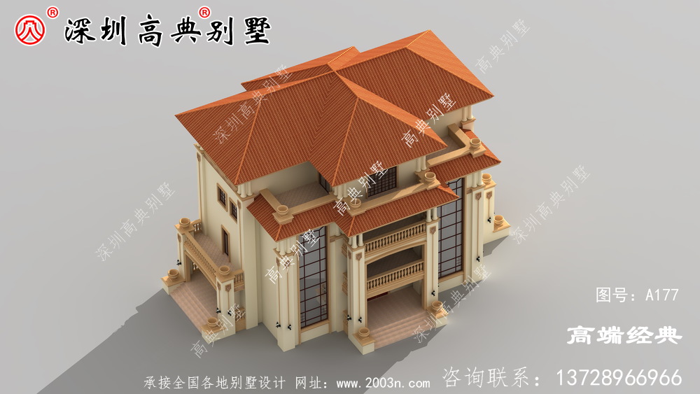 四層農村自建房實景圖平面圖，快來看看四層別墅怎么建！
