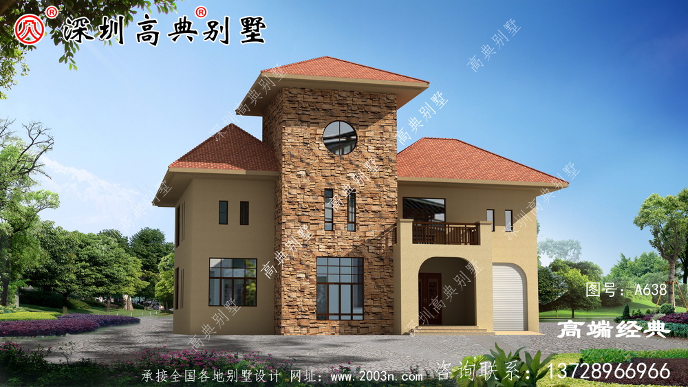 二層歐式別墅設(shè)計(jì)圖，永不過(guò)時(shí)的風(fēng)格，千萬(wàn)豪宅無(wú)法替代。