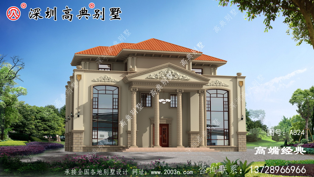 鄉村建筑設計圖分享。