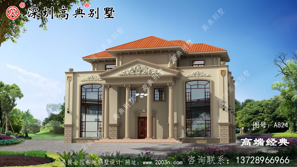 鄉村建筑設計圖分享。