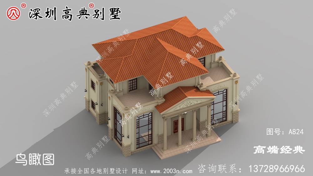 鄉村建筑設計圖分享。