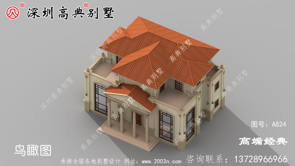 鄉村建筑設計圖分享。