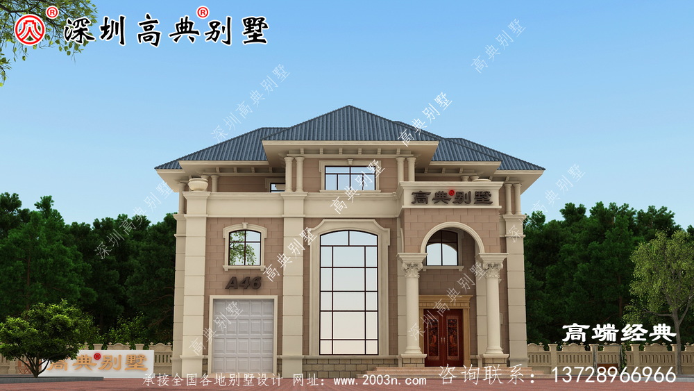簡約歐式風(fēng)格，該戶型占地234平方米