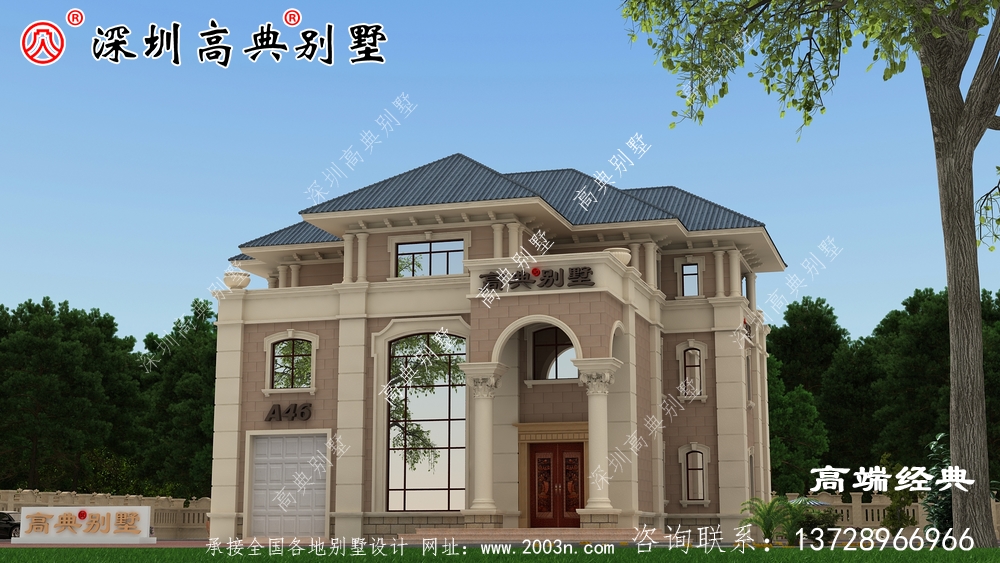 簡約歐式風(fēng)格，該戶型占地234平方米