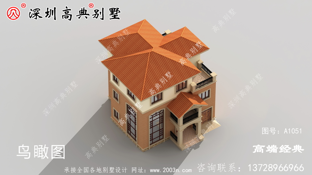 最新的歐式別墅設計圖，這種配色簡直不要太漂亮。