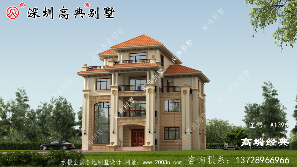最新歐式別墅設計圖
