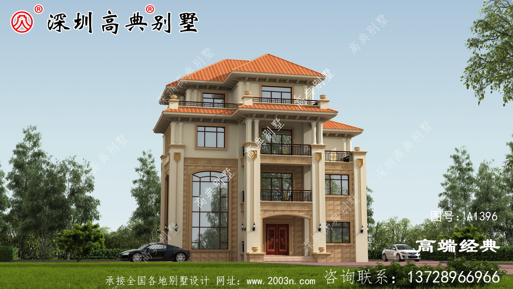 最新歐式別墅設計圖