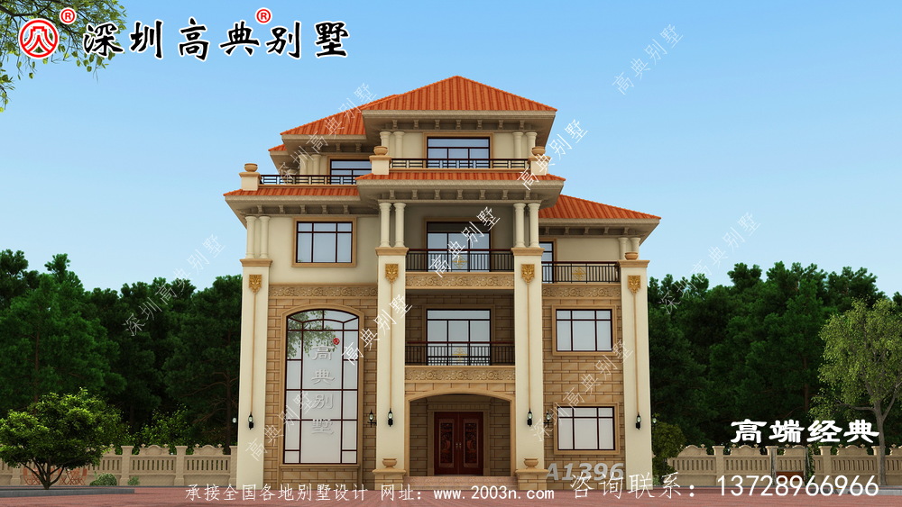 最新歐式別墅設計圖