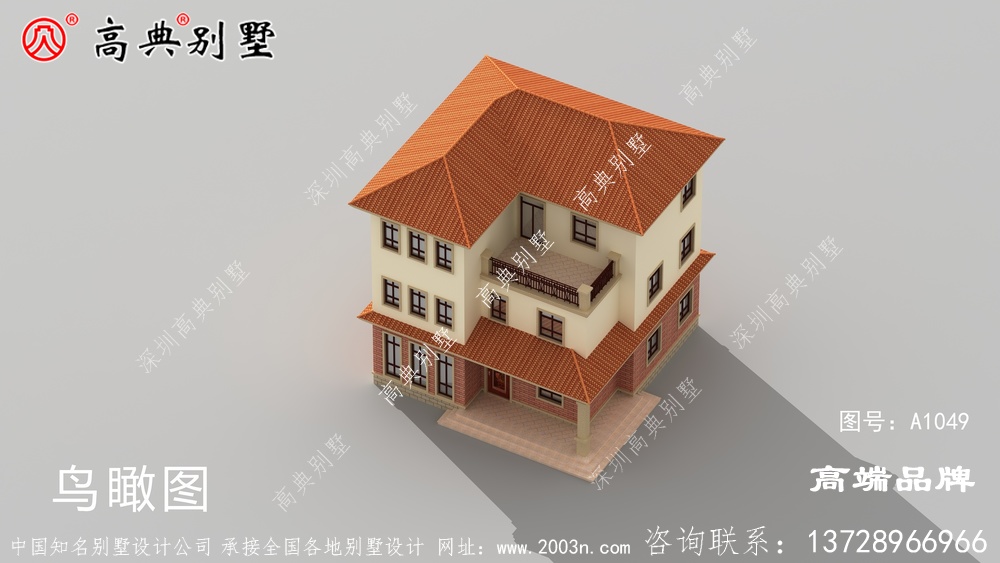 農村二層半別墅設計圖，看了這誰還去城市買房