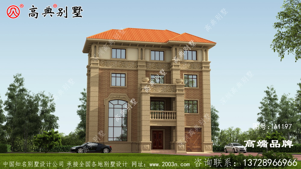 帶車庫的四層別墅設計圖，你喜歡嗎？