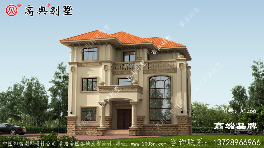 簡(jiǎn)單大方的復(fù)式三層別墅，最能體現(xiàn)品位